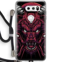 Hell Hound and Serpents: LG V30 Transparant Hoesje met koord