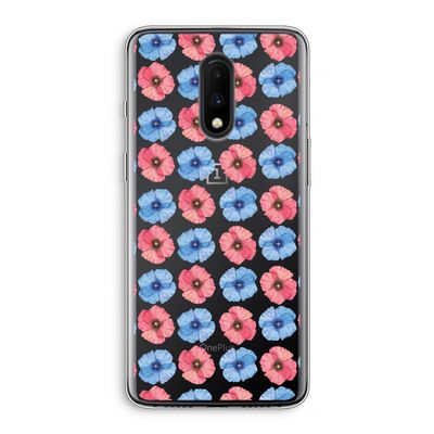 Klaproosjes: OnePlus 7 Transparant Hoesje