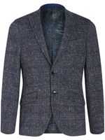 ETRO blazer boutonné à carreaux - Bleu