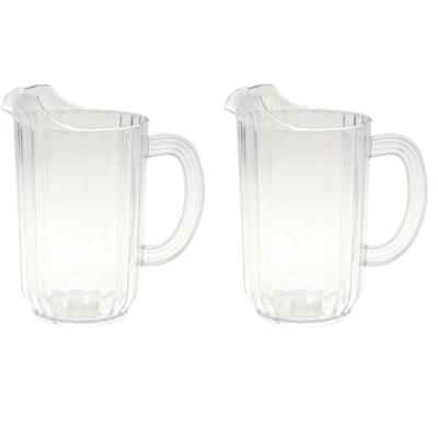 Schenkkan - 4x - kunststof - 1,4 liter - water karaf - stijlvol design