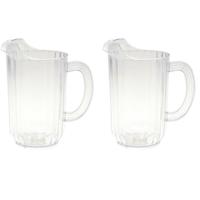 Schenkkan - 4x - kunststof - 1,4 liter - water karaf - stijlvol design