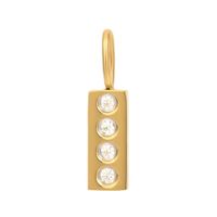 iXXXi Charm Design Rectangle Goud