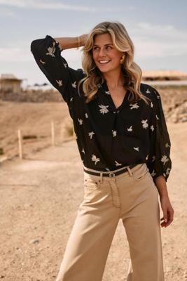 Nukus Lena Blouse | Black