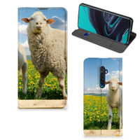 OPPO Reno2 Hoesje maken Schaap en Lammetje - thumbnail