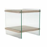 Nachtkastje DKD Home Decor Kristal Hout MDF (50 x 50 x 49 cm)