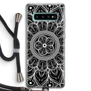 Roses Are Red: Samsung Galaxy S10 Plus Transparant Hoesje met koord