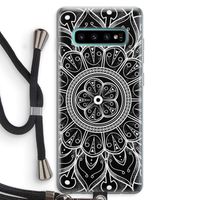 Roses Are Red: Samsung Galaxy S10 Plus Transparant Hoesje met koord