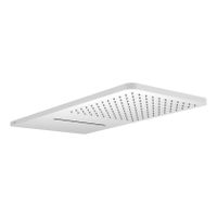 Hoofddouche Tres Exclusive | 55x28 cm | Met waterval | Rechthoek | Wit mat