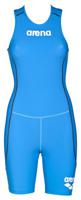 Arena ST rear zip mouwloos trisuit blauw dames XS - thumbnail
