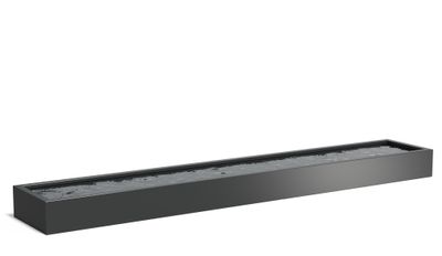 Aluminium vijverbak 600x100x40cm.