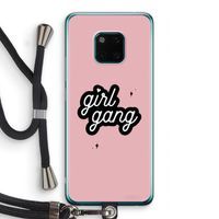 Girl Gang: Huawei Mate 20 Pro Transparant Hoesje met koord