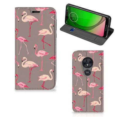 Motorola Moto G7 Play | Hoesje maken | Flamingo