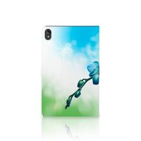 Lenovo Tab P11 | P11 Plus Tablet Cover Orchidee Blauw - Cadeau voor je Moeder