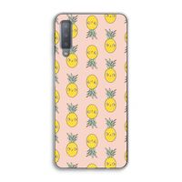 Ananas: Samsung Galaxy A7 (2018) Transparant Hoesje Ananas: Samsung Galaxy A7 (2018) Transparant Hoesje