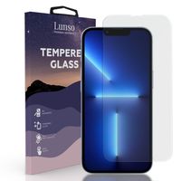 Lunso - Gehard Beschermglas - Full Cover Tempered Glass - iPhone 13 Pro Max - thumbnail