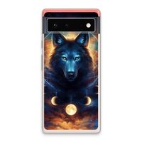 Wolf Dreamcatcher: Google Pixel 6 Transparant Hoesje