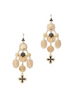 Dolce & Gabbana boucles d'oreilles Sicily en or 18ct à pendentif croix