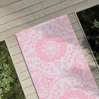 Buitenkleed 80x250 cm polypropeen roze