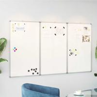 VidaXL Whiteboard magnetisch inklapbaar 150x80x1,7 cm aluminium