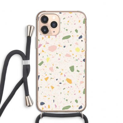 Terrazzo N°21: iPhone 11 Pro Transparant Hoesje met koord