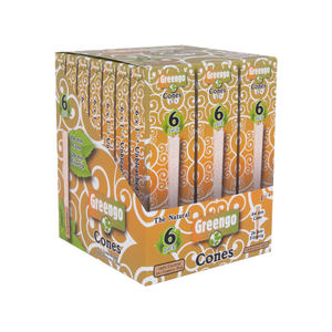 Greengo Greengo Cones 1 1/4" ongebleekt - 21 x 6-pack