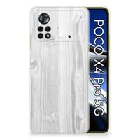 Xiaomi Poco X4 Pro 5G | Bumper Hoesje | White Wood