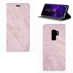 Samsung Galaxy S9 Plus Standcase Marble Pink - Origineel Cadeau Vriendin