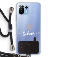 Be(e) kind: Xiaomi Mi 11 Lite Transparant Hoesje met koord