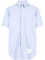 Thom Browne chemise à patch logo - Bleu - thumbnail