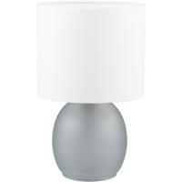 Moderne LED Tafellamp Grijs - E14 Fitting - Glas