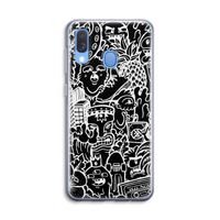 Vexx Black Mixtape: Samsung Galaxy A40 Transparant Hoesje