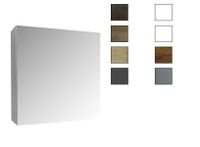 Sanicare Spiegelkast Qlassics Ambiance 60 cm. 1 dubbelzijdige spiegeldeur hoogglans wit
