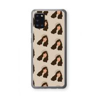 Bonjour mon amour: Samsung Galaxy A31 Transparant Hoesje