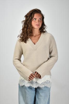 L&apos;Ame de Julie trui Jacky K92-7541-303 jute