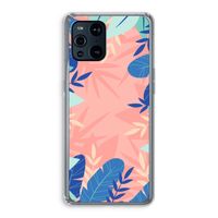 Tropisch: Oppo Find X3 Transparant Hoesje
