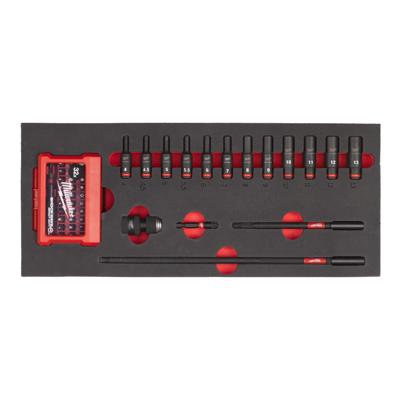 Milwaukee Foam Inlay | 1/4" SHOCKWAVE™ Doppenset - 4932493386