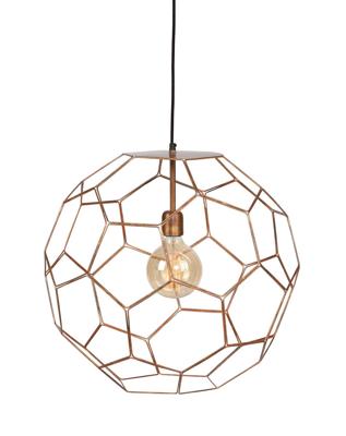 Hanglamp draadijzer Marrakesh koper S