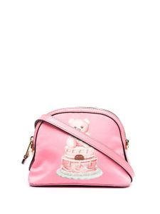 Moschino sac à bandoulière Cake Teddy Bear - Rose
