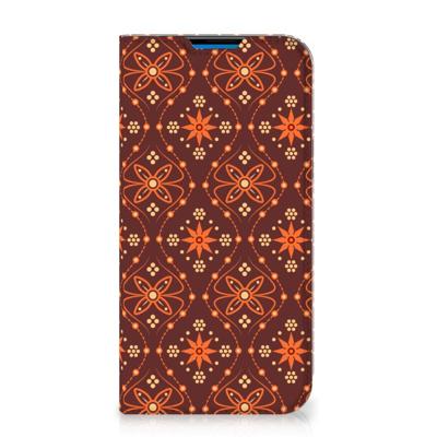iPhone 14 Pro Max | Hoesje met Magneet | Batik Brown