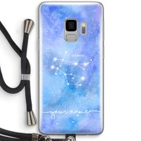 Sterrenbeeld - Licht: Samsung Galaxy S9 Transparant Hoesje met koord