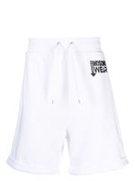 Moschino short à taille à lien de resserrage - Blanc