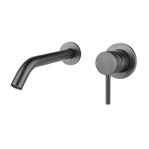 Wastafelmengkraan Inbouw BWS Ridged Gunmetal