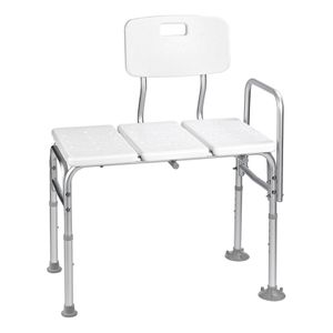 Ridder Sam bad-transferbank verstelbaar 70x41 cm wit