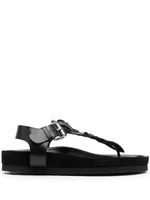 ISABEL MARANT sandales à brides tressées - Noir