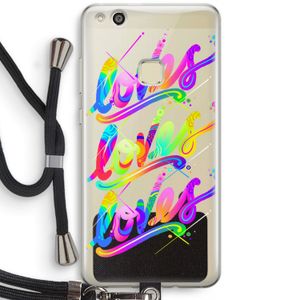 Loves: Huawei Ascend P10 Lite Transparant Hoesje met koord