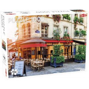 Tactic Puzzel Around the World: Cafe in Paris puzzel 1000 stukjes