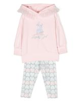 Lapin House ensemble sweat-legging à imprimé graphique - Rose - thumbnail