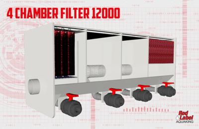 Red Label AquaKing Red Label 4 Kamer Filter Small 12000