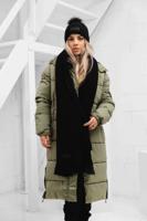 Malelions Matt Long Puffer Winterjas Dames Donkergroen - Maat M - Kleur: Donkergroen | Soccerfanshop