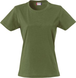 Clique 029031 Basic-T Ladies - Legergroen - M